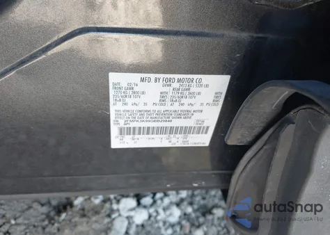 2016 Ford Edge Titanium from USA, damaged, VIN 2FMPK3K99GBB29848